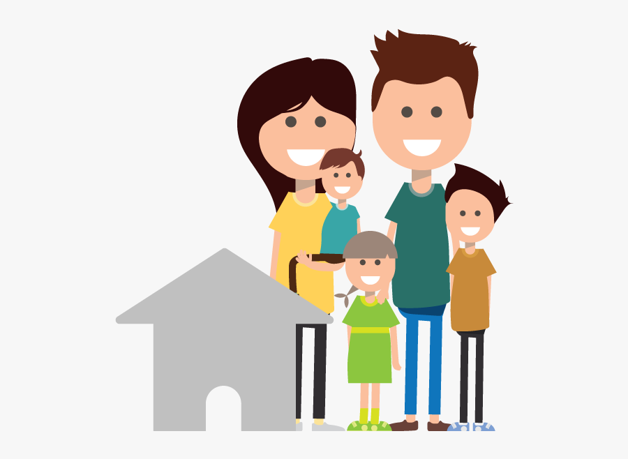 Services And Energy Offers - Famille 5 Personnes, Transparent Clipart