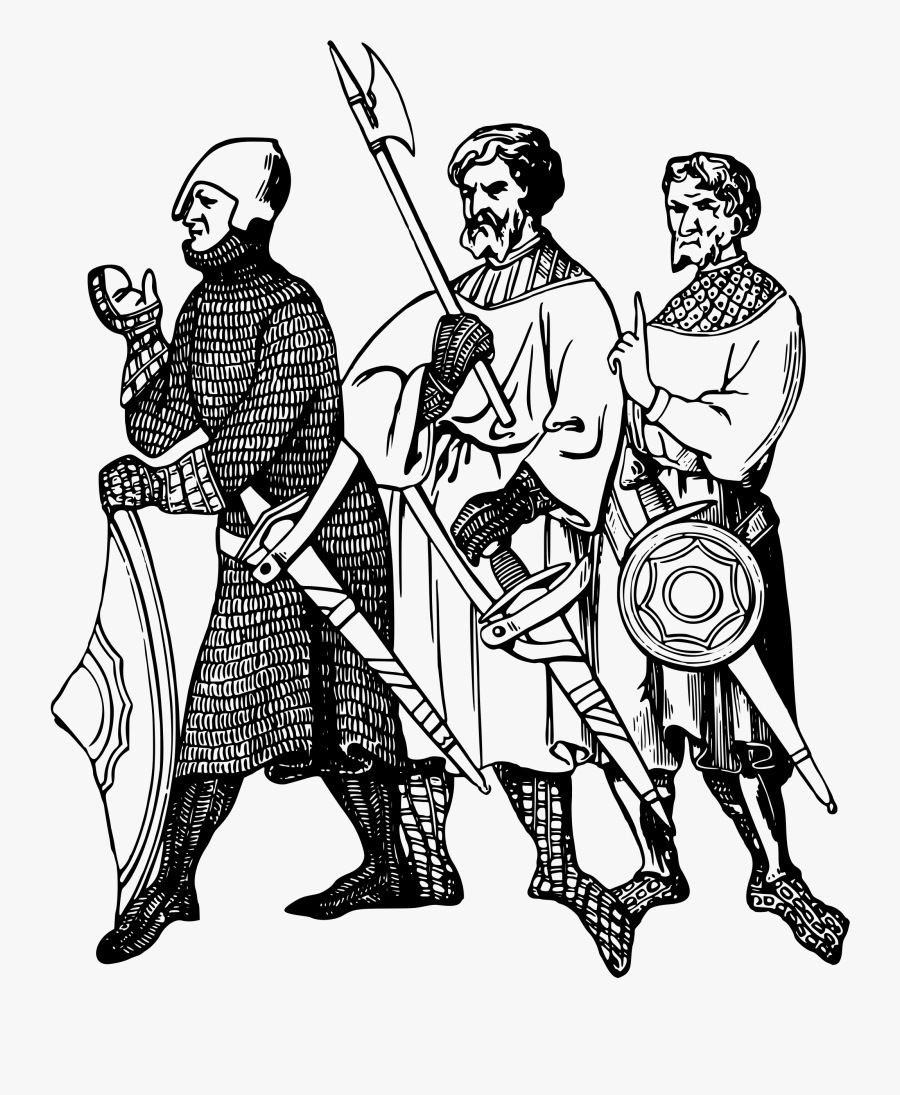 Collection Of Free Military Drawing Medieval Download - Medieval Army Drawing, Transparent Clipart