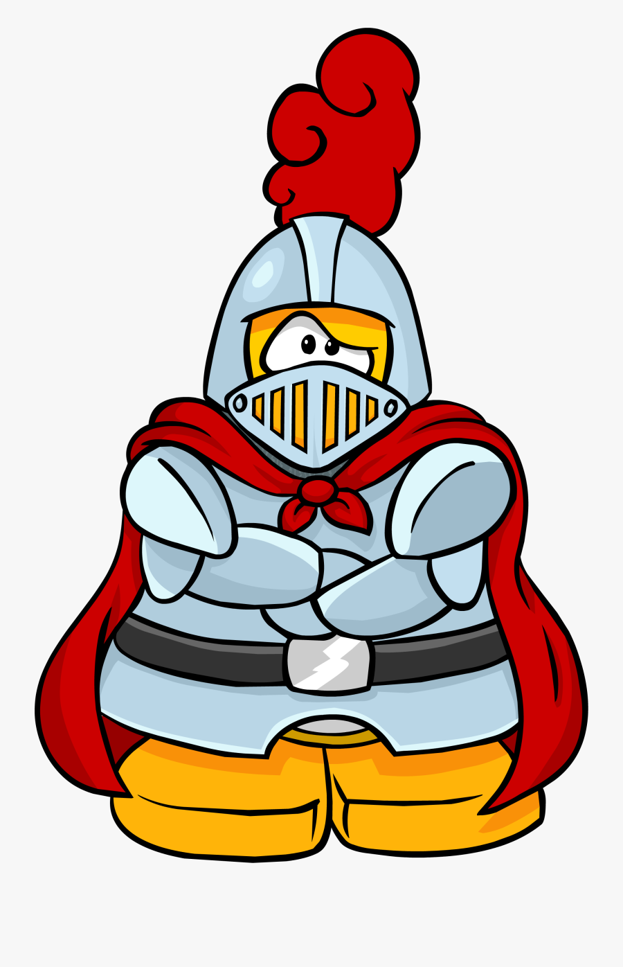 Cape Clipart Medieval - Club Penguin Medieval Penguin, Transparent Clipart