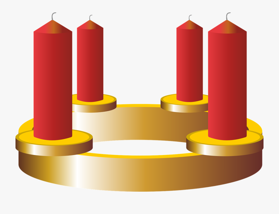 First Advent Candle Clipart, Transparent Clipart
