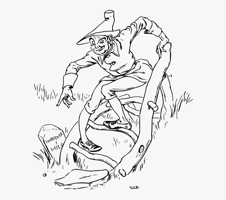 Yearly Contest - Crooked Man Coloring, Transparent Clipart
