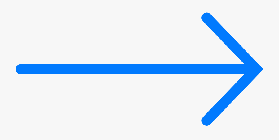 Long Arrow Right Icon - جهت نما پیکان, Transparent Clipart