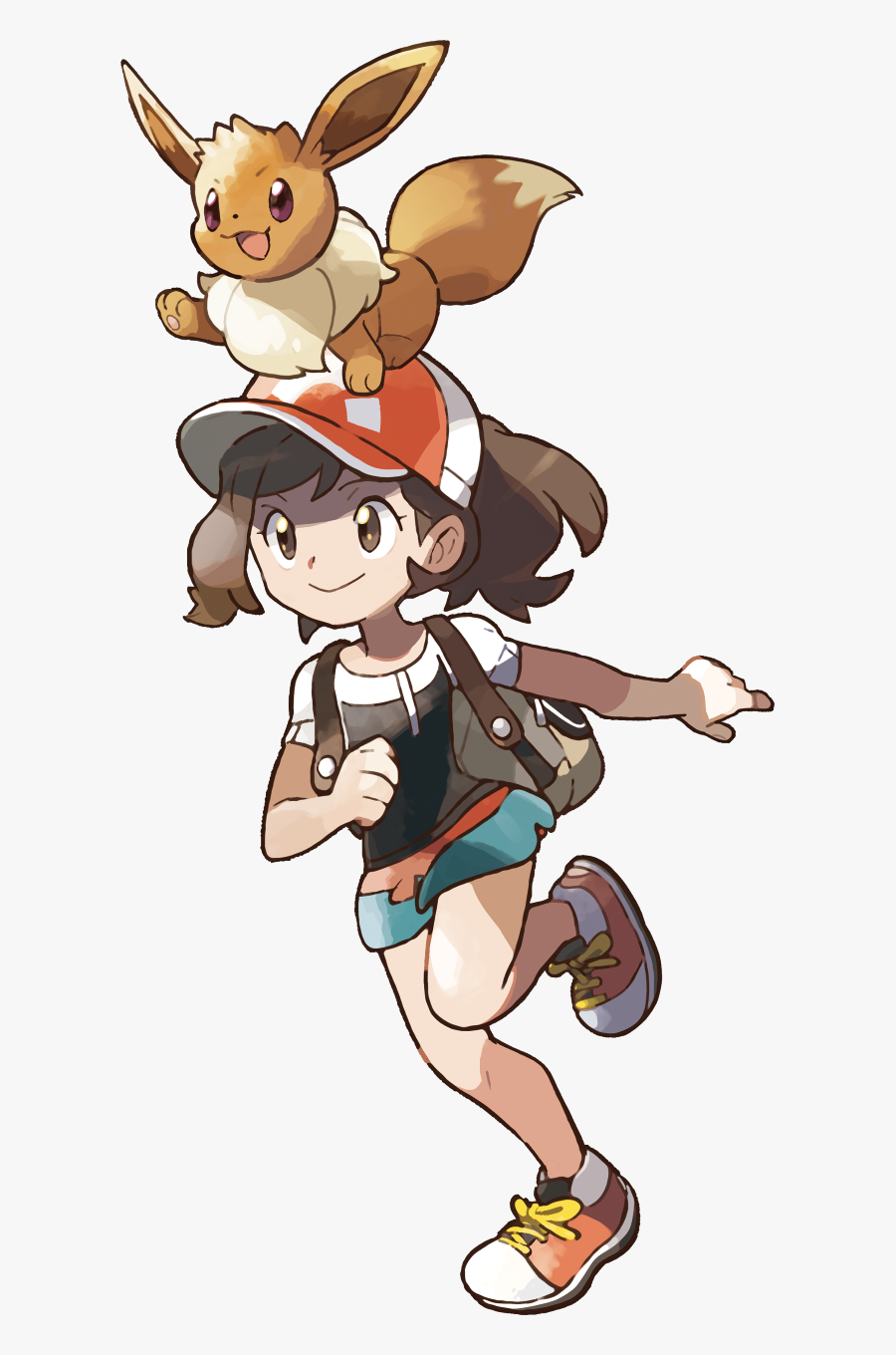 Pokemon Let's Go Eevee Characters, Transparent Clipart