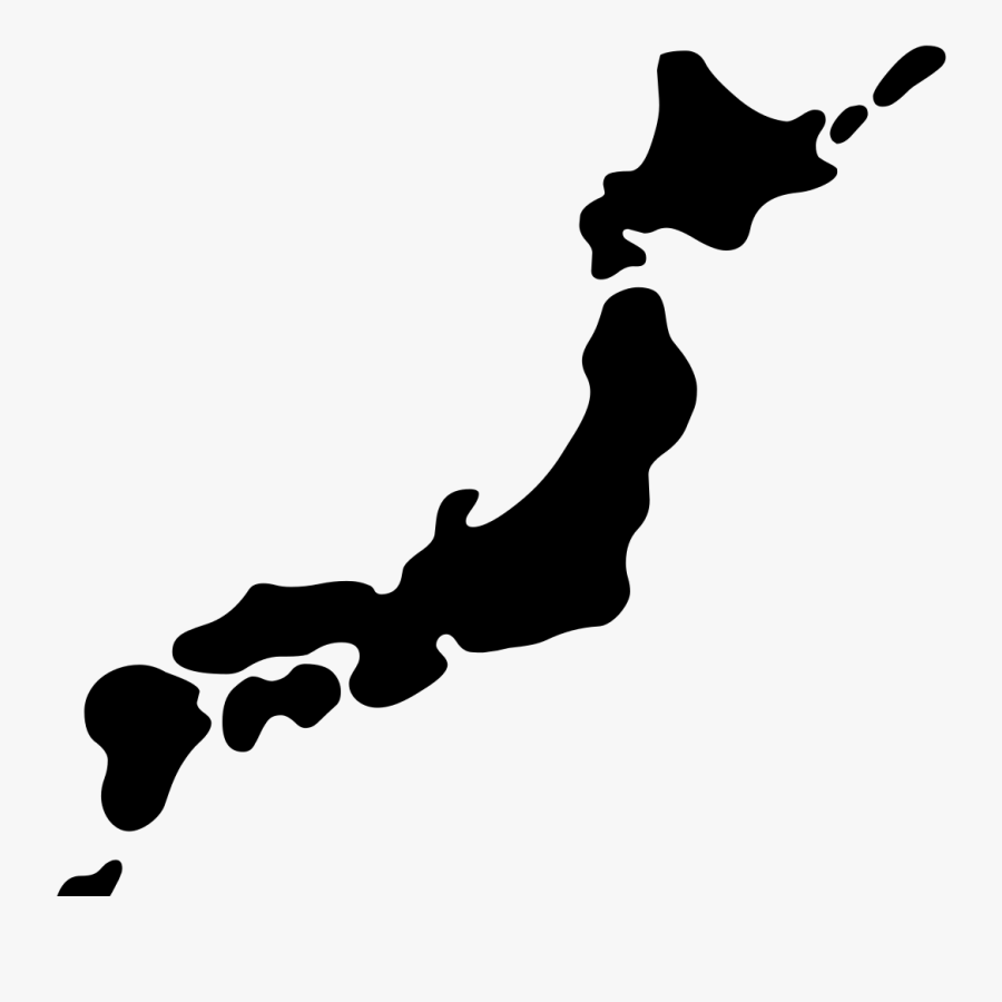 Japan Map White Background, Transparent Clipart