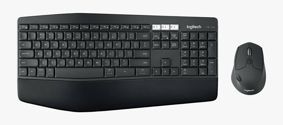 Pictures Of Mouse Of Computer - Mk850 Logitech, Transparent Clipart