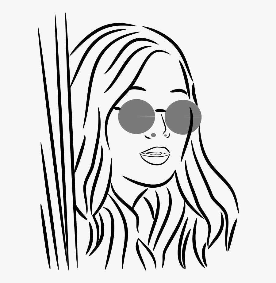 Transparent Gray Hair Clipart - Illustration, Transparent Clipart