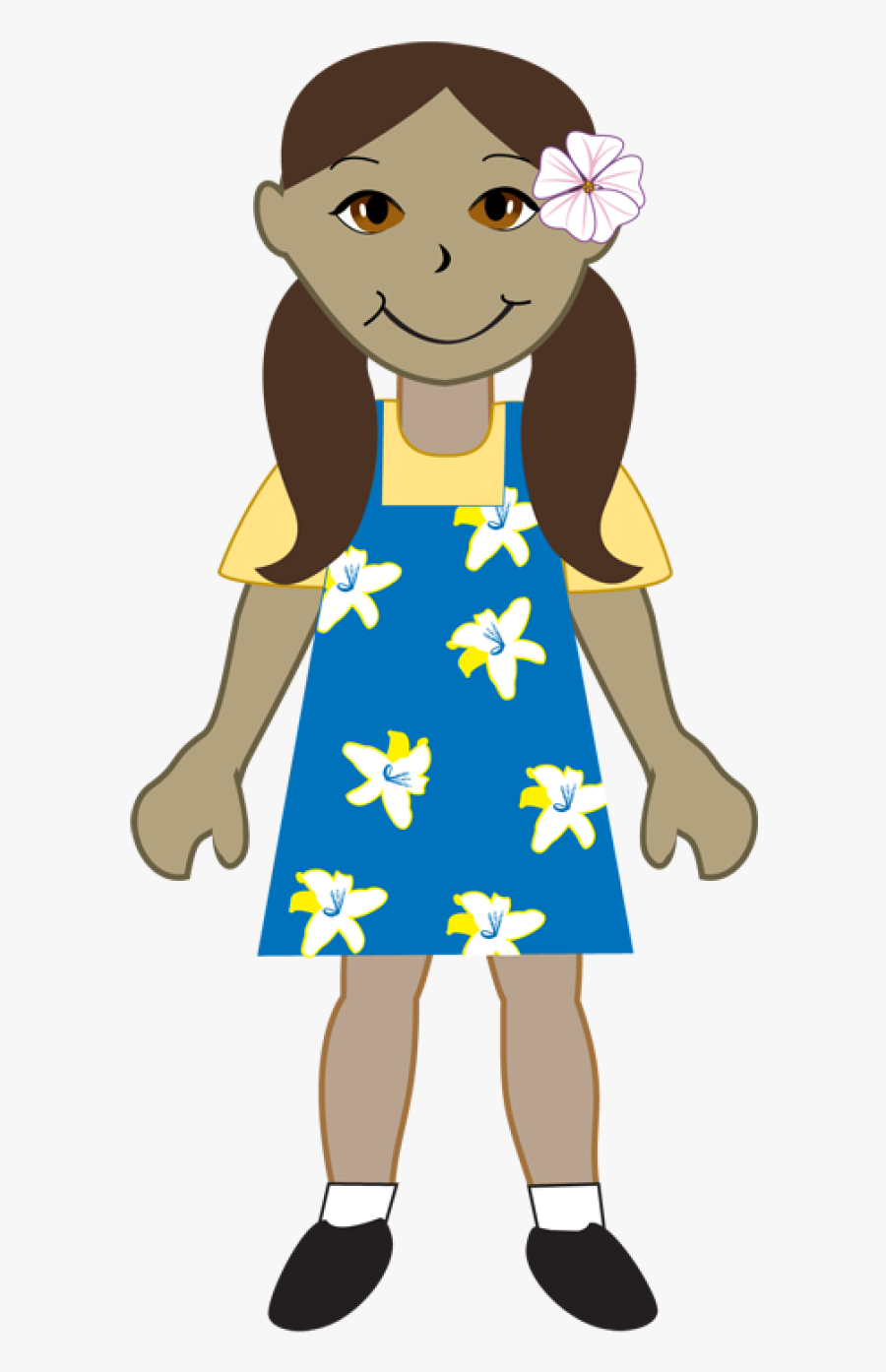 African American Girl Clipart, Transparent Clipart