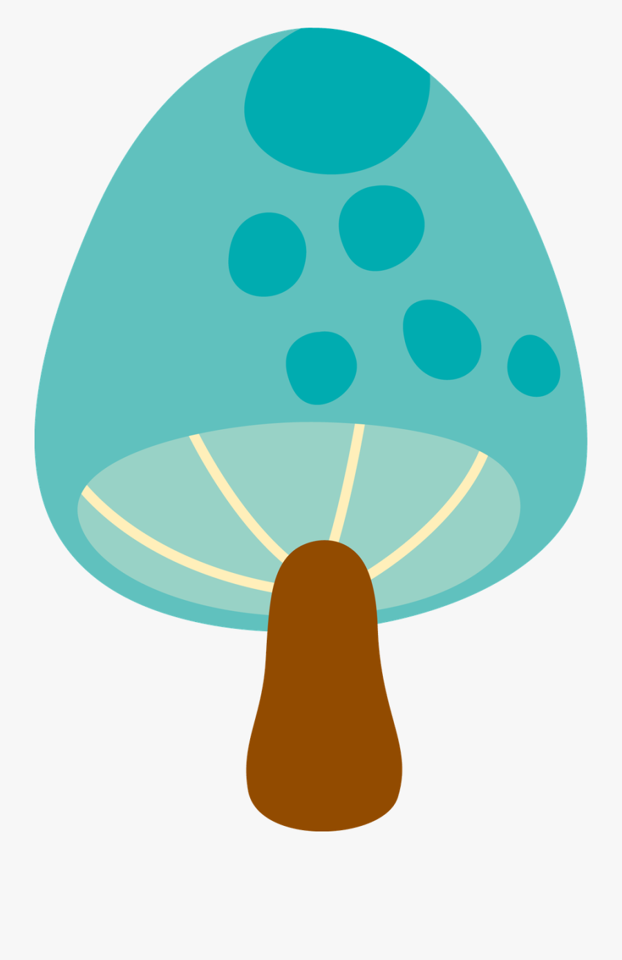 Cold Clipart Frozen Pipe - Teal Mushroom Clipart, Transparent Clipart