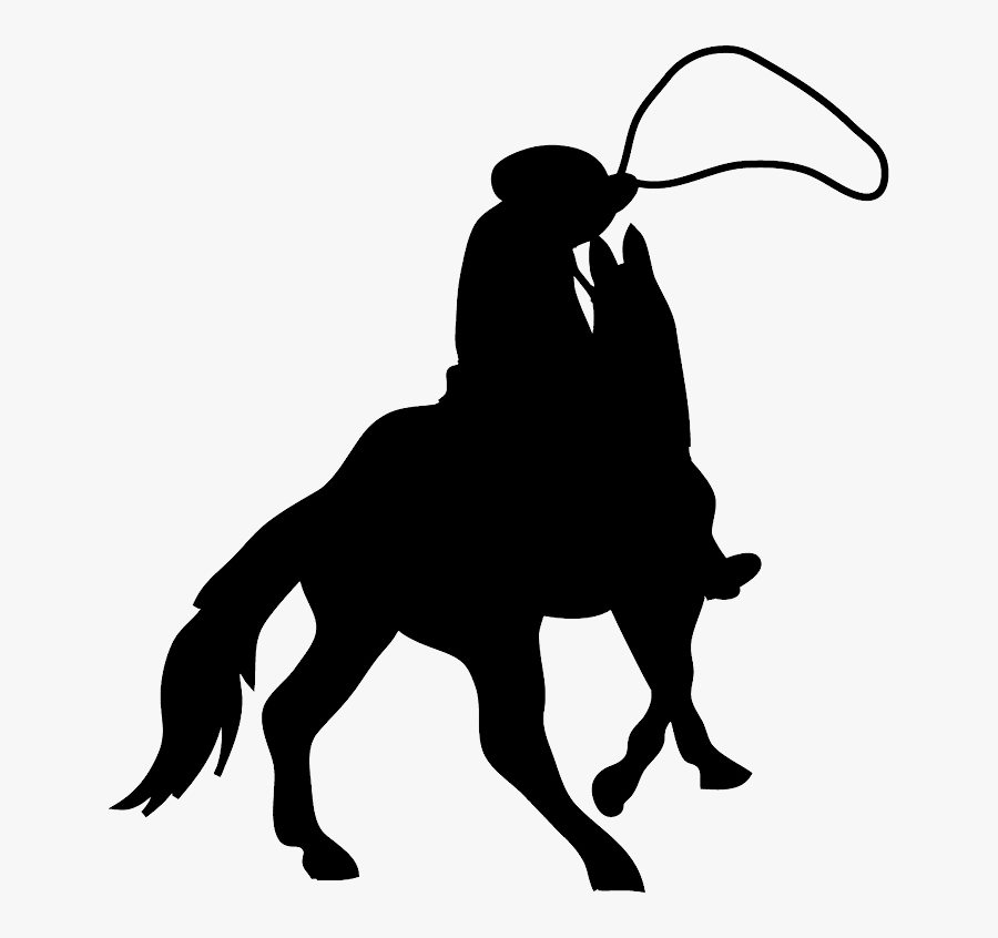 Cowboy Silhouette Png Free, Transparent Clipart