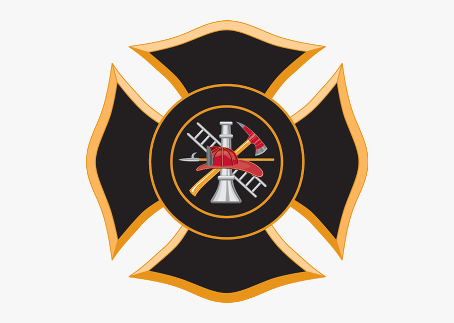 Printable Fire Department Logo, Transparent Clipart