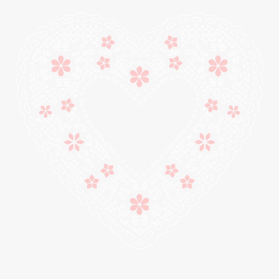 Lace Heart Clip Art Png Image, Transparent Clipart
