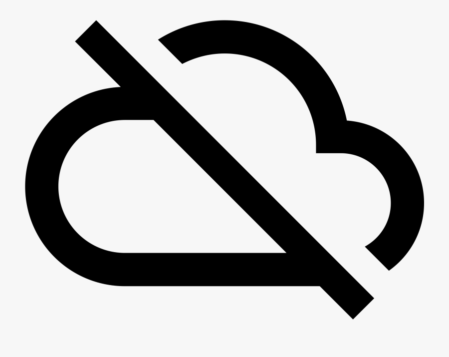 Cloud Checked Icon - No Internet Icon Png, Transparent Clipart