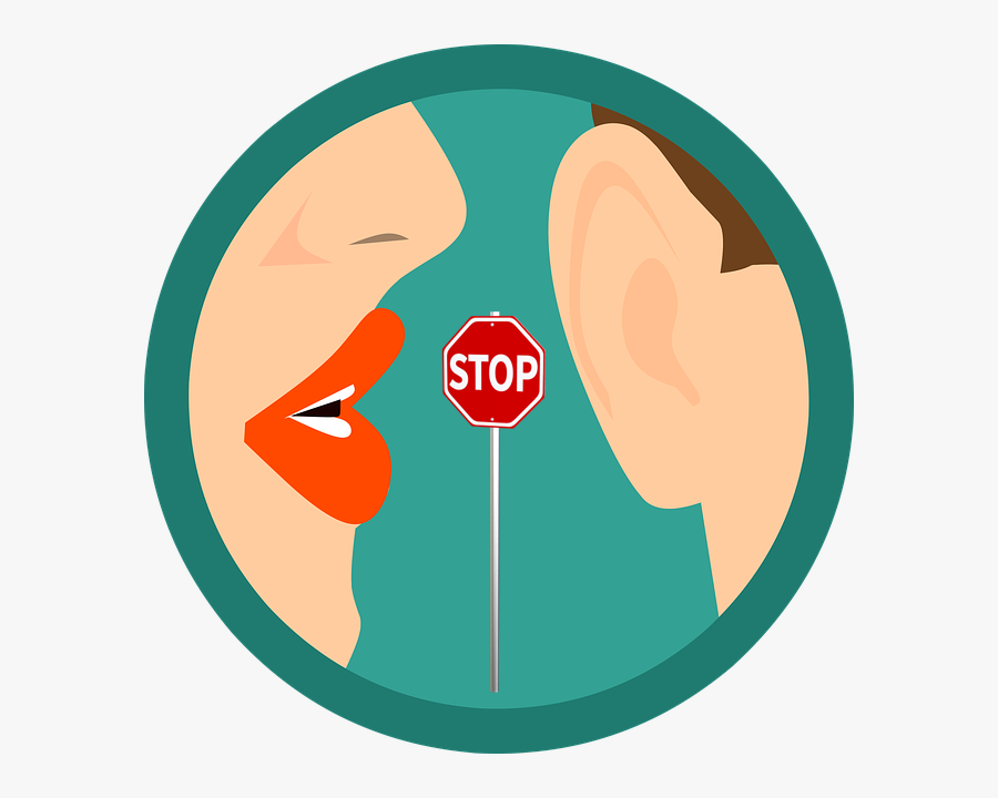 To Use Words I Hear My Daughter Saying To Friends “no - Ears And Mouth Graphic, Transparent Clipart