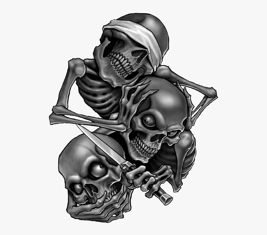 Transparent Evil Skull Clipart, Transparent Clipart