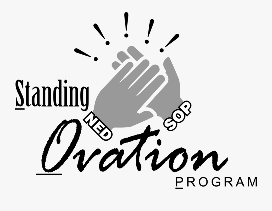 Ned Standingovationprogram Gray 200tc, Transparent Clipart