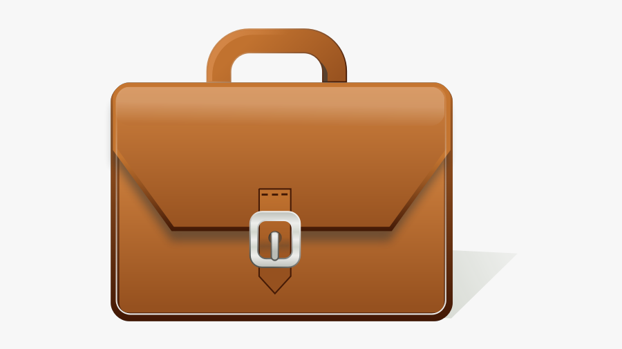 Leather Briefcase Vector Clip Art - Briefcase Clip Art, Transparent Clipart