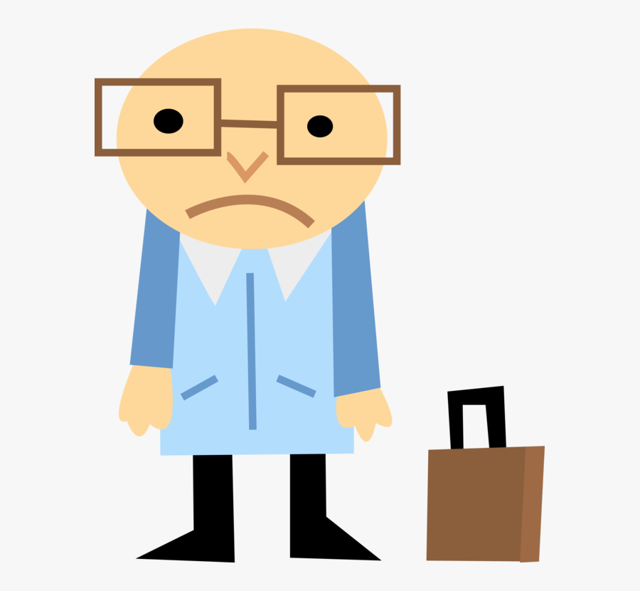 Human Behavior,angle,neck - Cartoon Sad Man Png, Transparent Clipart