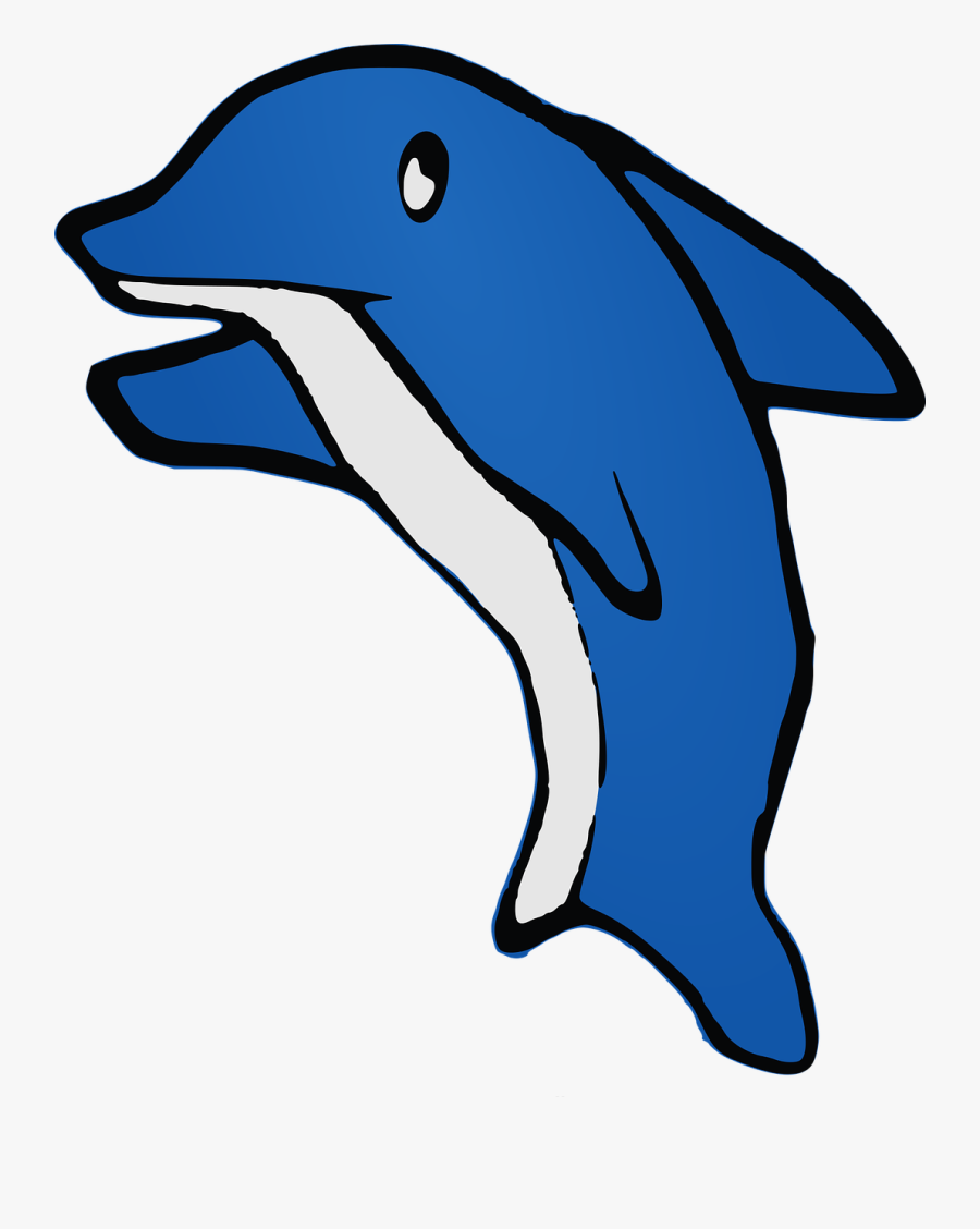 Dolphin Animal Cartoon Free Photo - รูปภาพ สัตว์ การ์ตูน สวย ๆ, Transparent Clipart