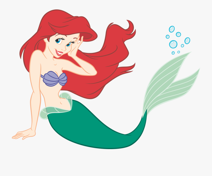 Clip Art Disney Ariel Mermaid, Transparent Clipart