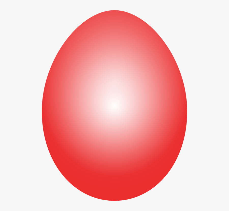 Ball,sphere,circle - Easter Egg Red Transparent, Transparent Clipart