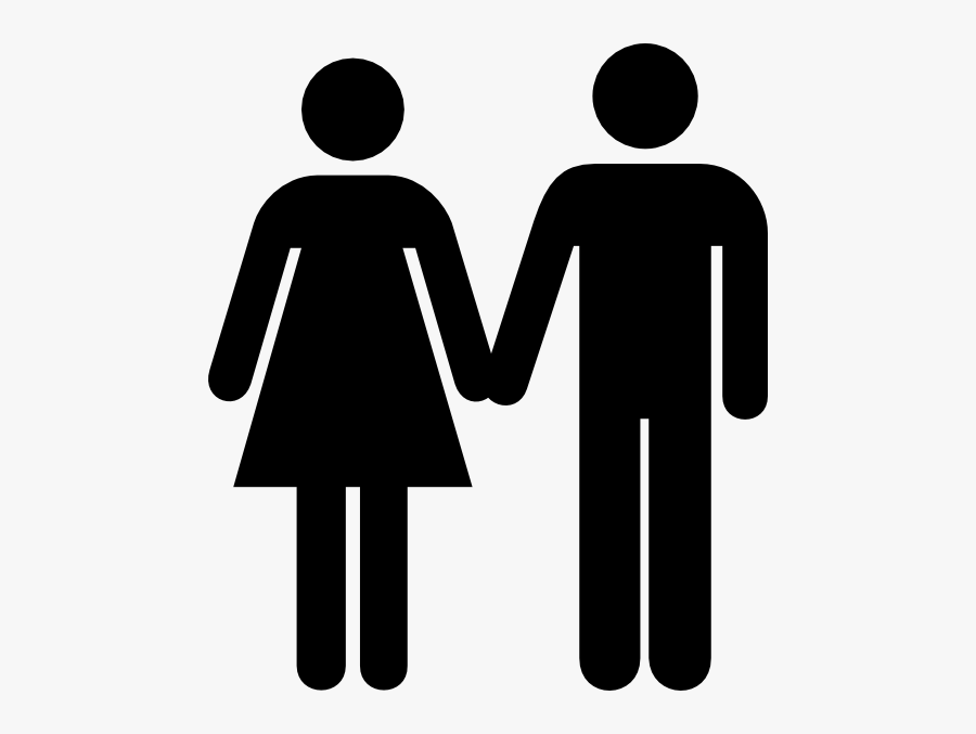 Man And Woman Icon Svg Clip Arts - Man And Woman Icon Png, Transparent Clipart