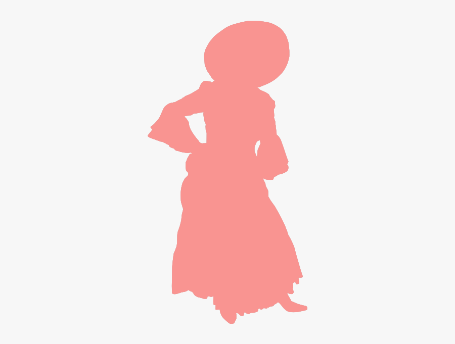 Pink Vintage Lady - Illustration, Transparent Clipart