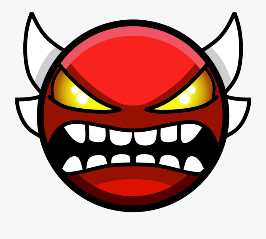 Devil Emoji Png - Geometry Dash Extreme Demon, Transparent Clipart