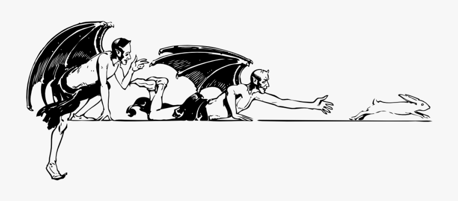 Devils And Rabbit - Satanic Goat Png Transparent, Transparent Clipart