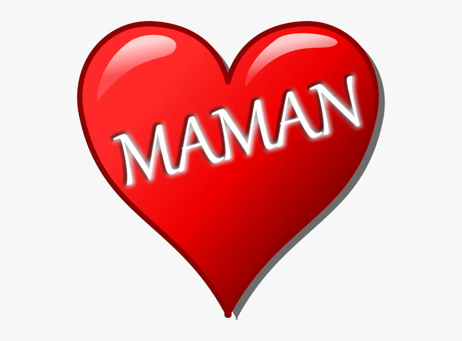 Mother"s Day Heart French Vector Image - Mother's Day 2018 Date, Transparent Clipart