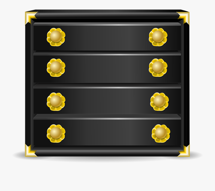 Transparent Cupboard Clipart - Cartoon Dresser Png, Transparent Clipart