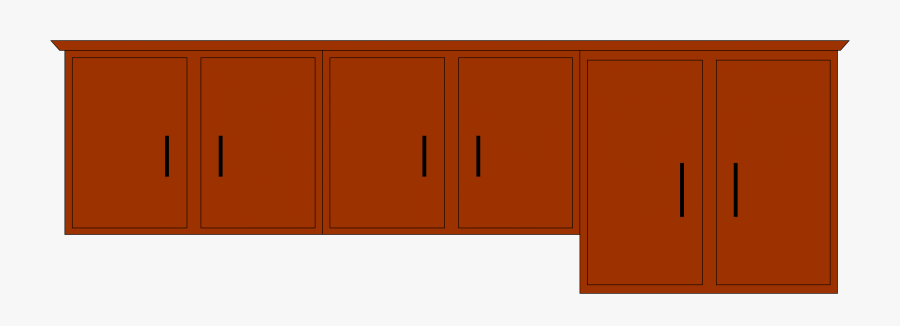 Kitchen Cupboard Clipart - Kitchen Cabinet Images Clipart, Transparent Clipart