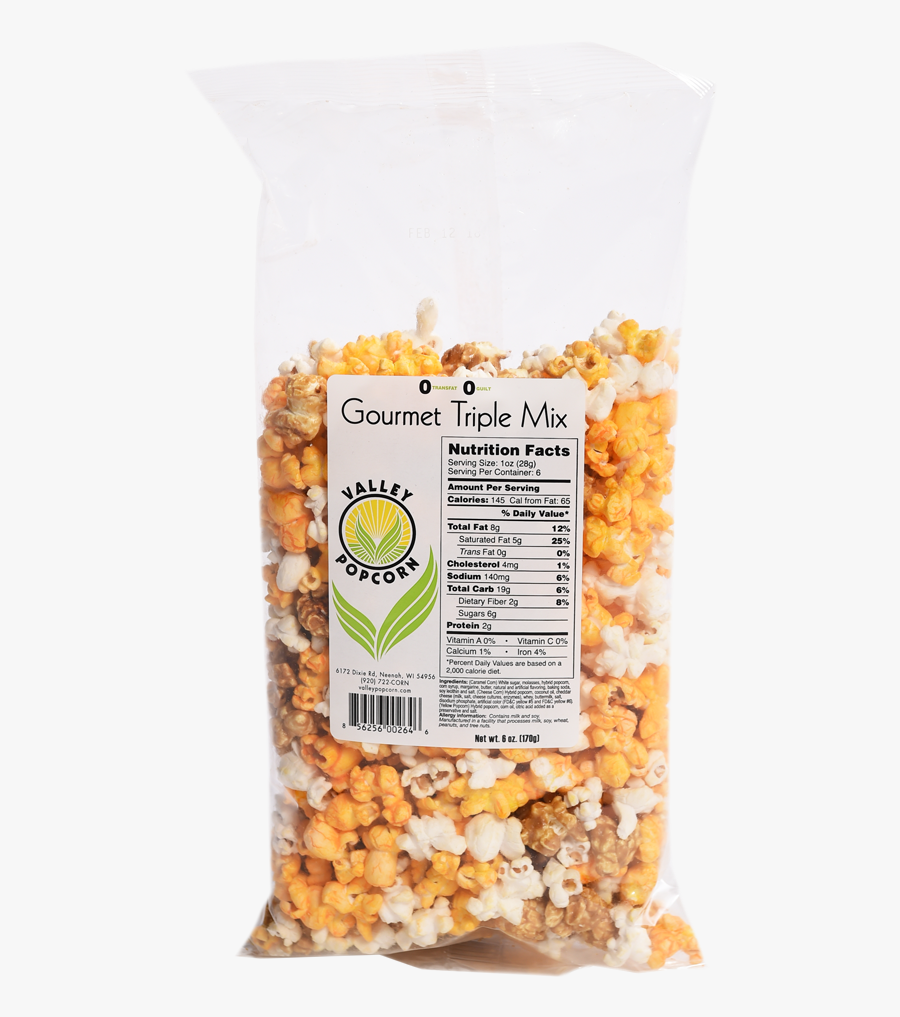 6 Oz Bag Of Popcorn, Transparent Clipart