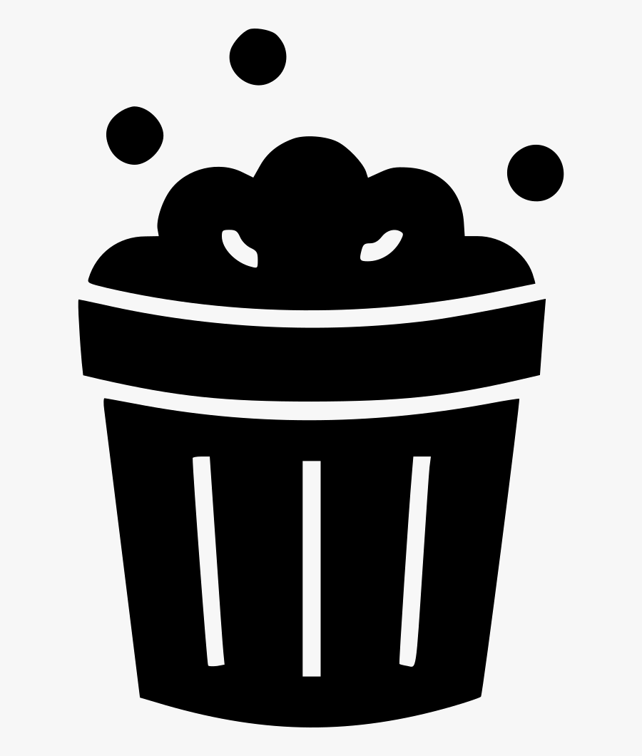Cinema Popcorn Food - Illustration, Transparent Clipart