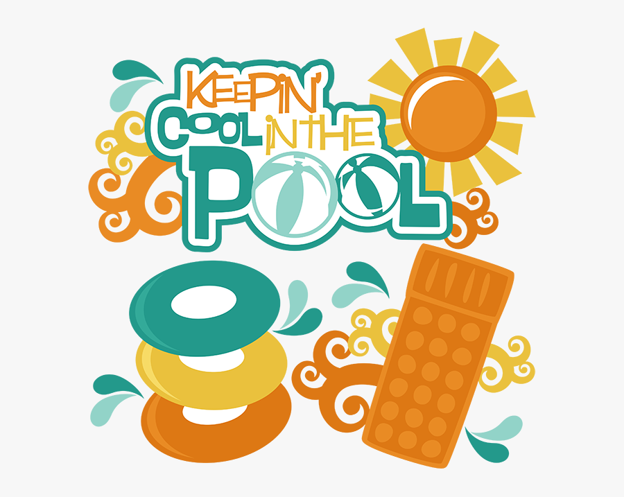 Cool In The Pool Clip Art Free, Transparent Clipart