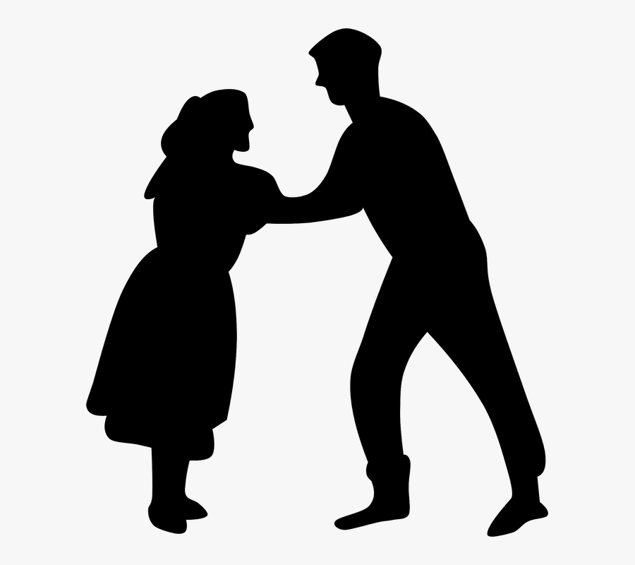 Dance, Music, People, Silhouette, Couple, Dancer - Animated Couple Dancing Gif, Transparent Clipart