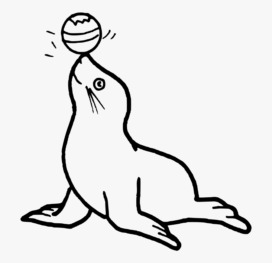 Seal Clip Art Free - Template Of A Seal, Transparent Clipart