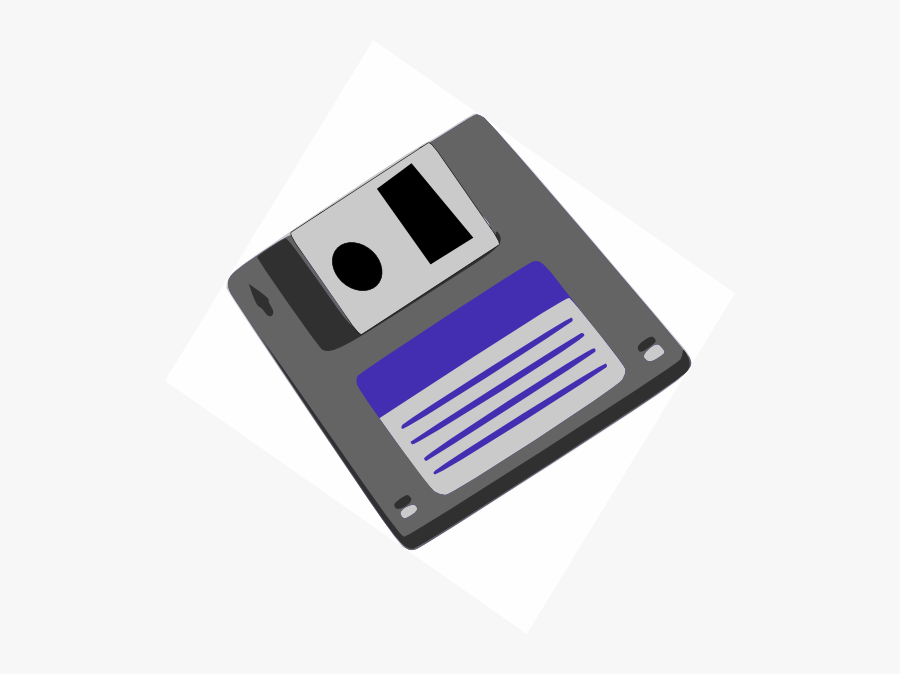 Free Vector Floppy Disk Clip Art - Floppy Disk Computer Clipart, Transparent Clipart
