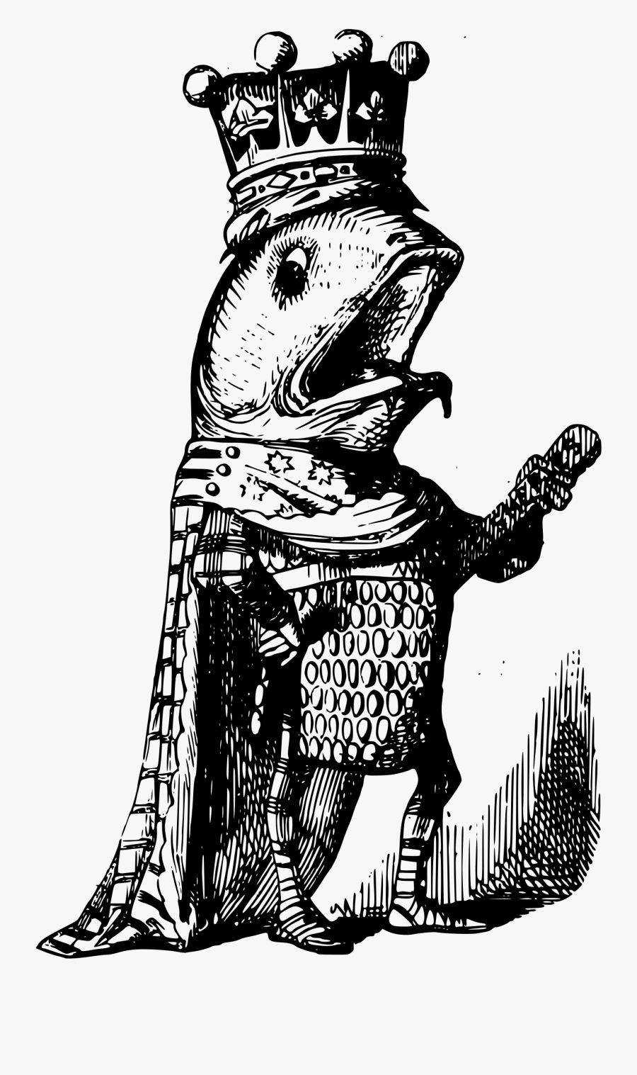Faerie Tale Fish King Free Photo - King Fish Clipart, Transparent Clipart