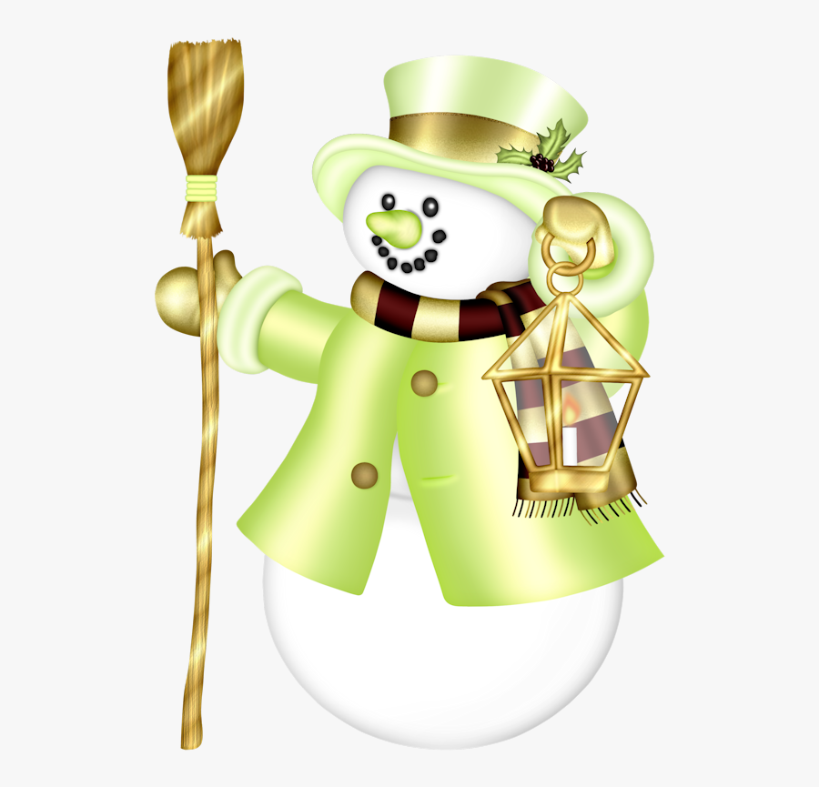 Transparent Snowman Clipart - Vintage Snowman Clipart, Transparent Clipart