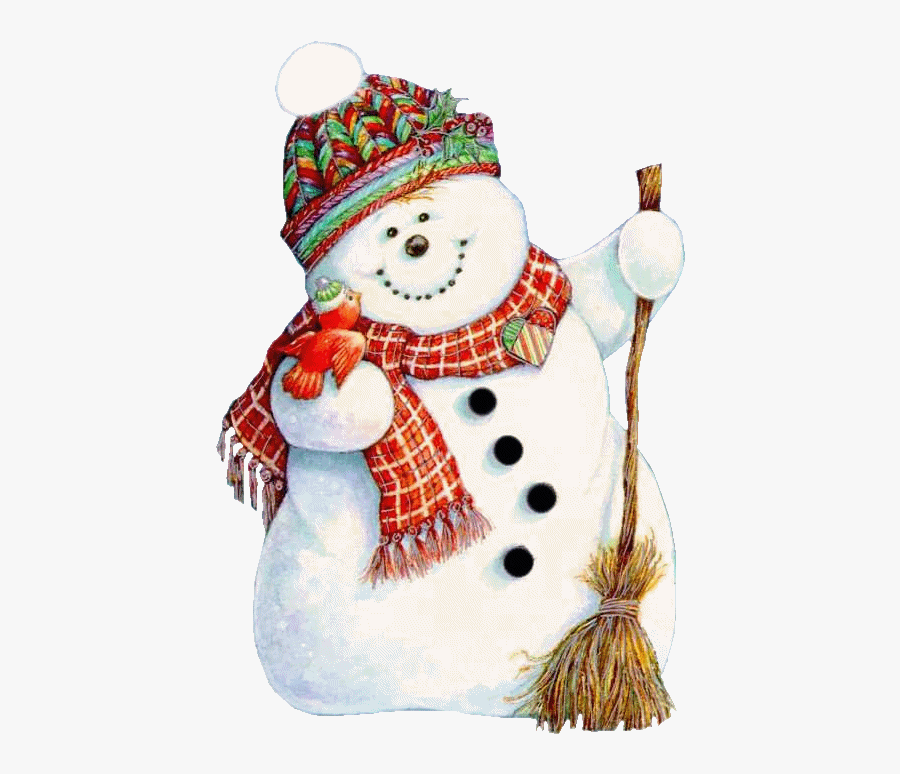 Tube Bonhomme De Neige, Transparent Clipart