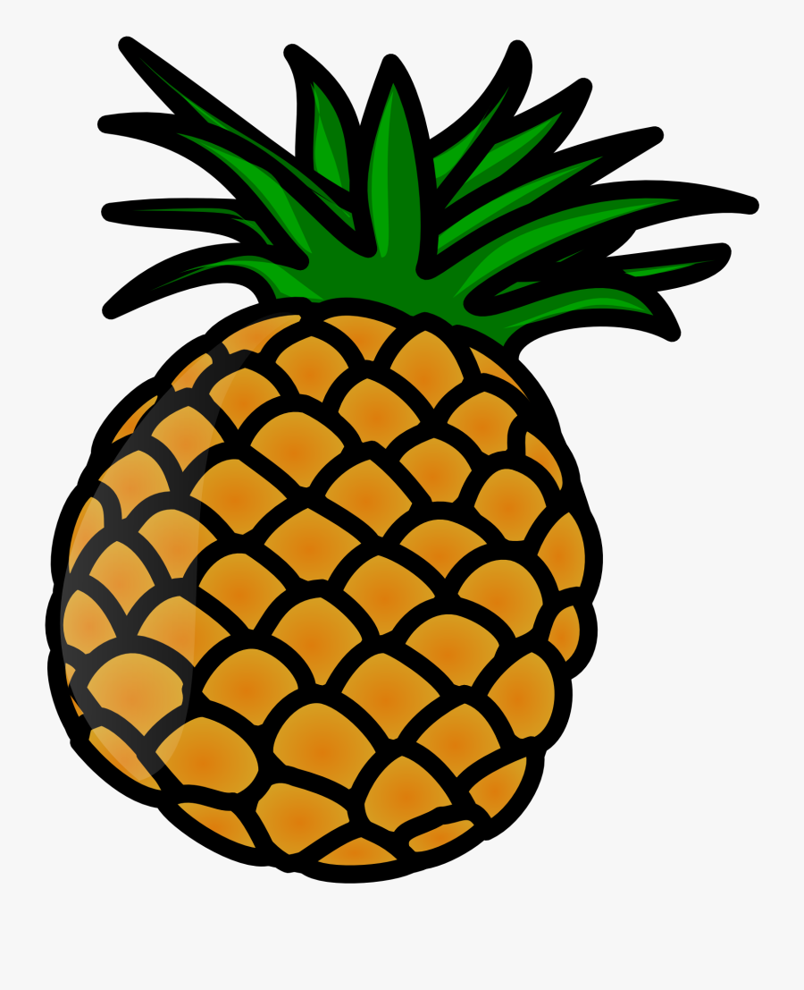 Pineapple Clip Art - Clipart Of Pineapple, Transparent Clipart