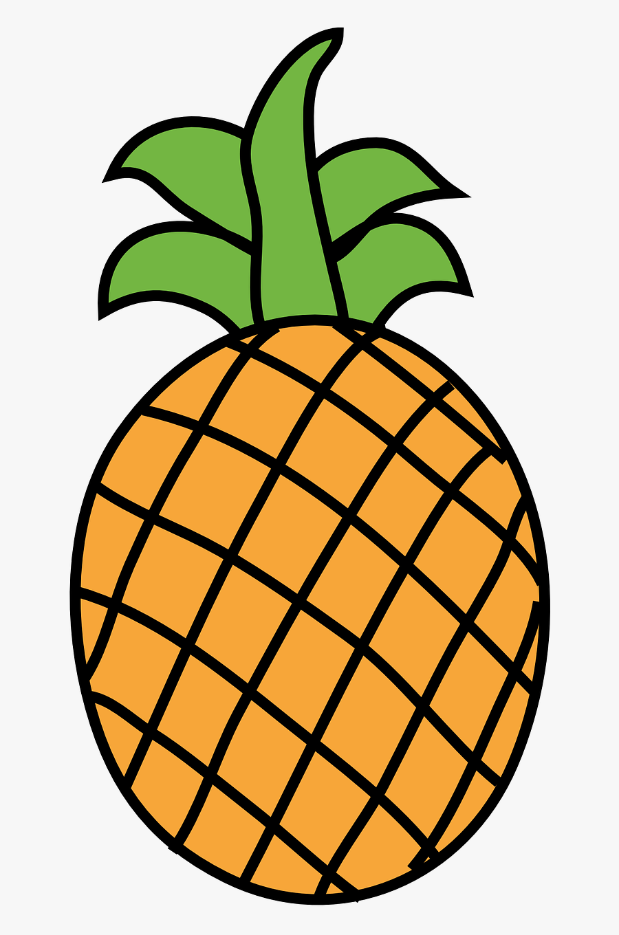 Pineapple Fruit Food Free Photo - Pineapple Clip Art, Transparent Clipart