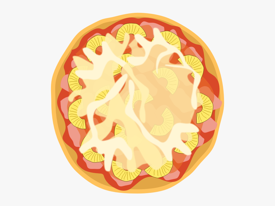 Pizza Hawaii - Pineapple On Pizza Clipart Png, Transparent Clipart
