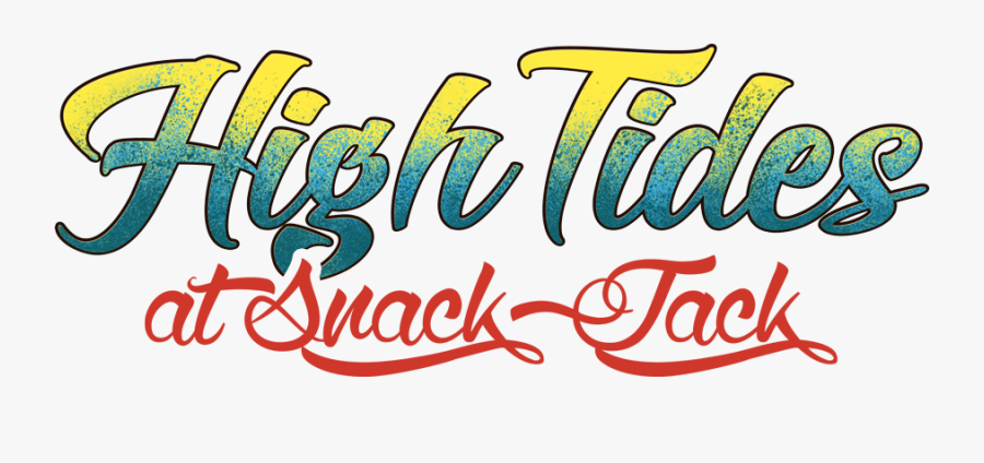 High Tides At Snack Jack Logo, Transparent Clipart