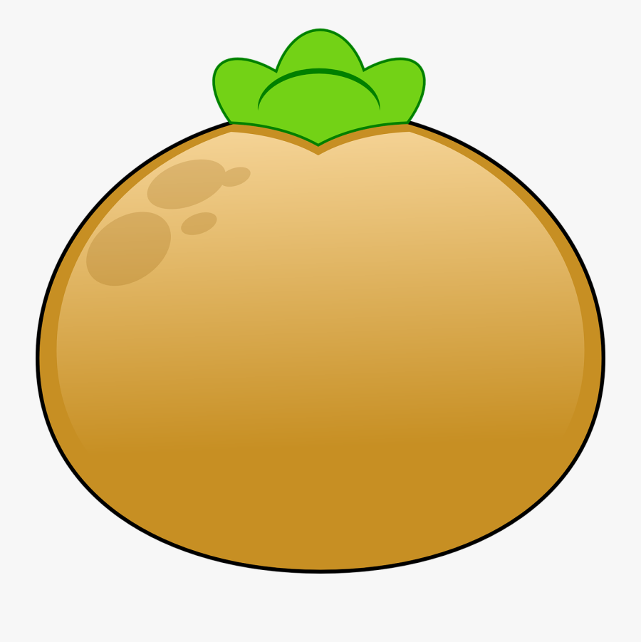 Potato Sprouting Brown Free Photo - Clip Art Potato Logo, Transparent Clipart