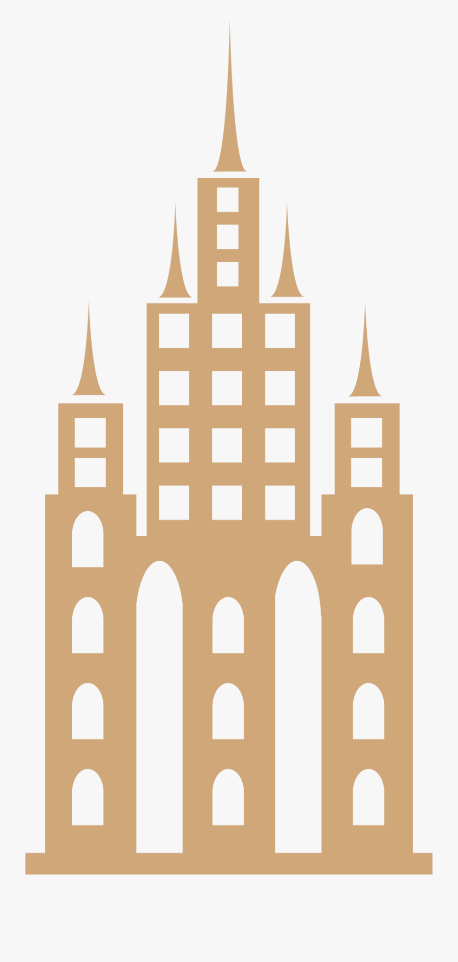 Silhouette Architecture Church - Silhouette, Transparent Clipart