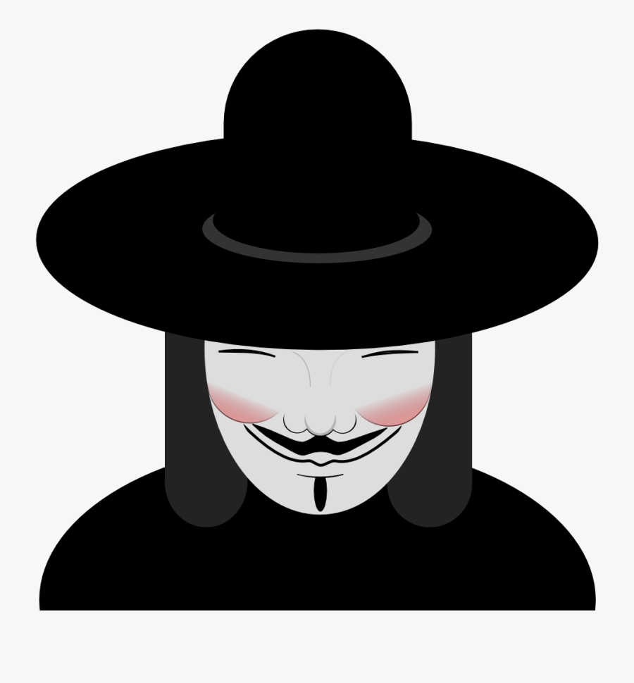 Guy Fawkes Mask, Transparent Clipart