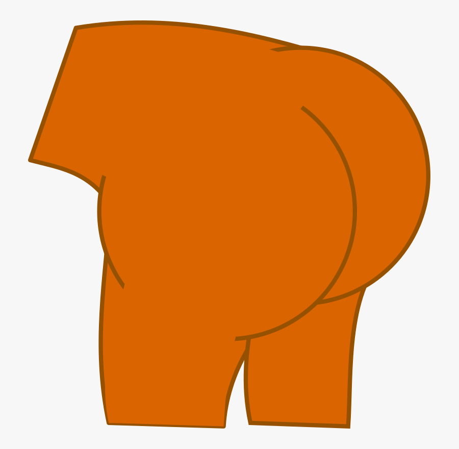 Bare Bum - Bum Clipart, Transparent Clipart