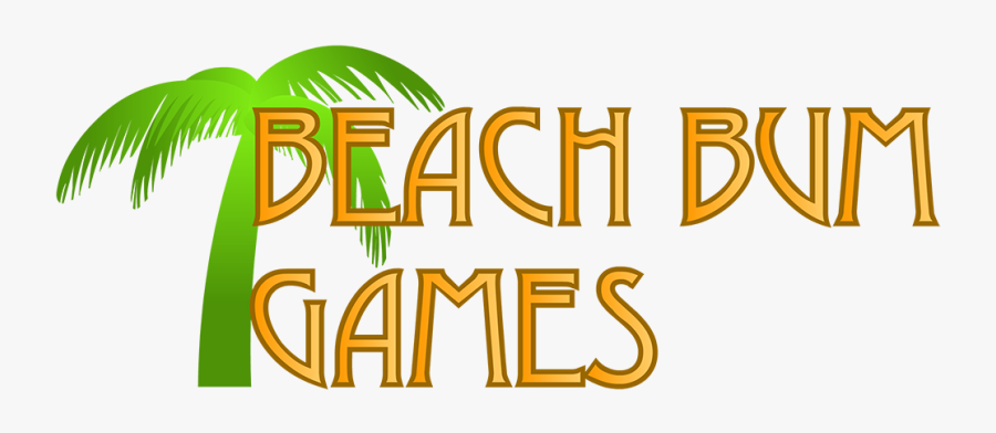 Beach Bum Games - Beach Bum Logo Game, Transparent Clipart