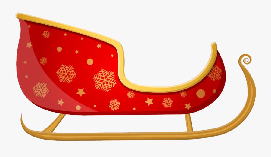 Clipart Santa Sleigh - Santa Sleigh Clipart, Transparent Clipart